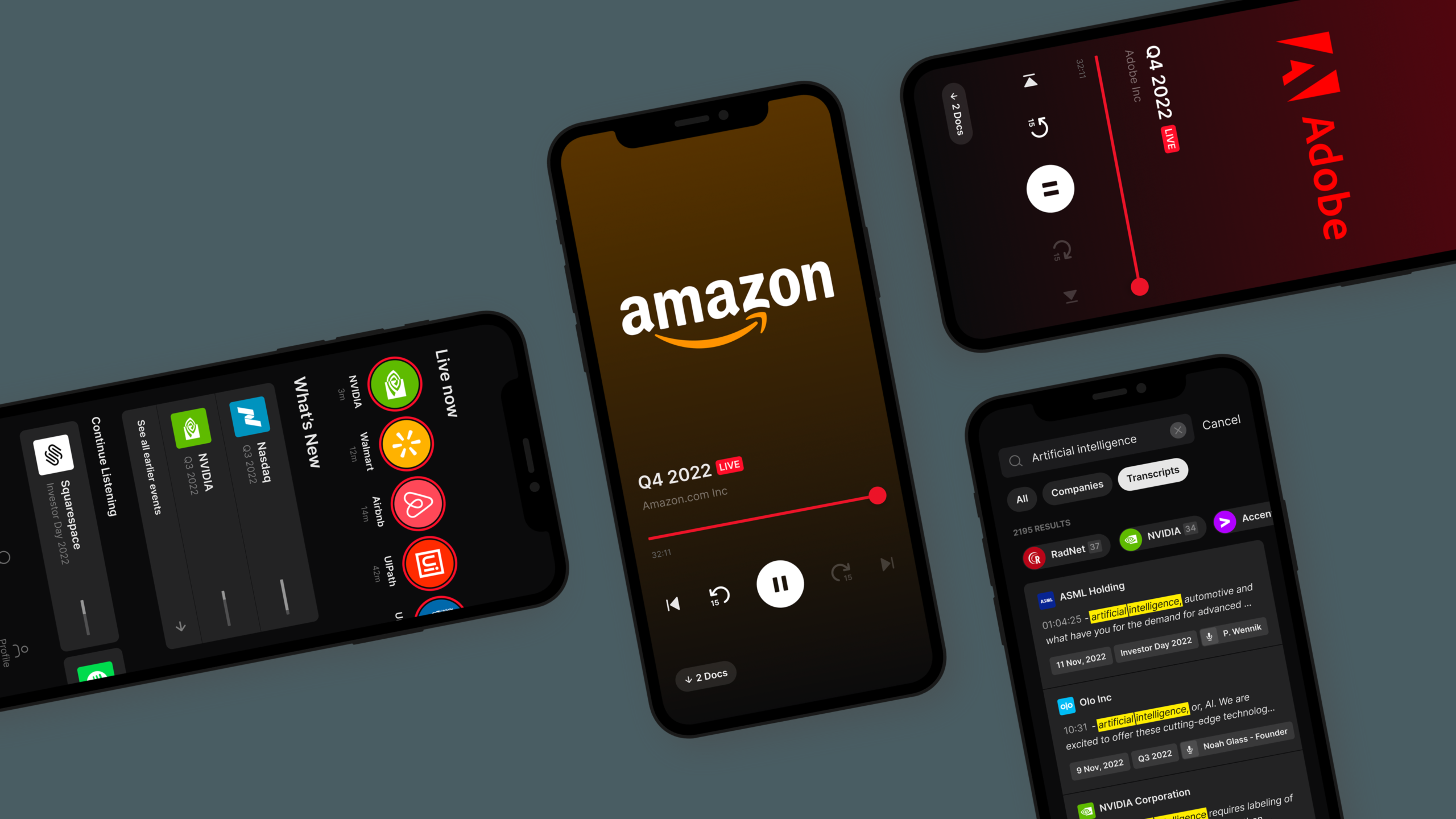 Quartr app, Source: Quartr